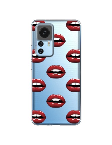 Coque Xiaomi 12T/12T Pro Lèvres Rouges Lips Transparente - Yohan B.