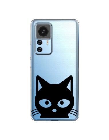 Xiaomi 12T/12T Pro Case Head Cat Black Clear - Yohan B.