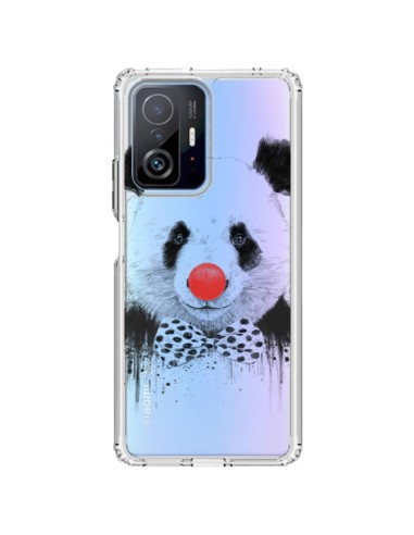 Coque Xiaomi 11T / 11T Pro Clown Panda Transparente - Balazs Solti