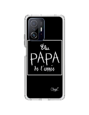 Coque Xiaomi 11T / 11T Pro Elu Papa de l'Année Noir - Chapo