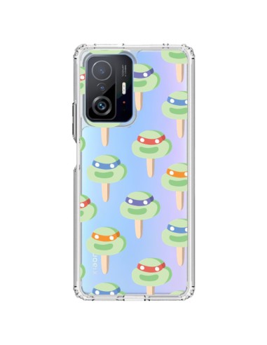 Coque Xiaomi 11T / 11T Pro Tortues Ninja Tortle Transparente - Claudia Ramos