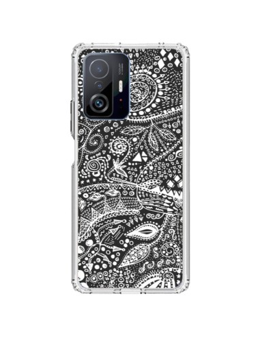 Coque Xiaomi 11T / 11T Pro Azteque Noir et Blanc - Eleaxart