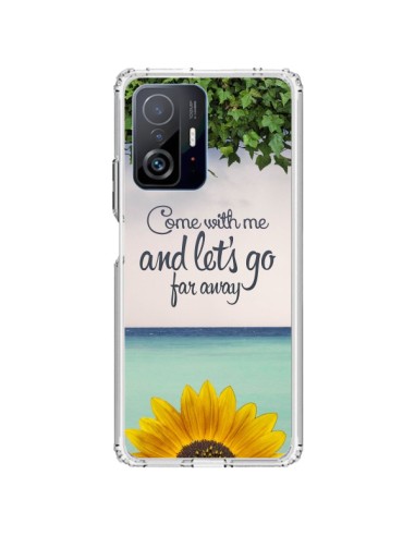 Cover Xiaomi 11T / 11T Pro Let's Go Far Away Fiori Girasoli - Eleaxart