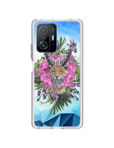 Coque Xiaomi 11T / 11T Pro Girafes Lion Tigre Jungle - Eleaxart