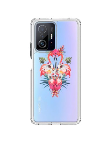 Coque Xiaomi 11T / 11T Pro Tropicales Flamingos Tropical Flamant Rose Summer Ete - Eleaxart