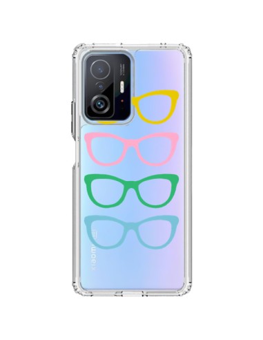 Coque Xiaomi 11T / 11T Pro Sunglasses Lunettes Soleil Couleur Transparente - Project M