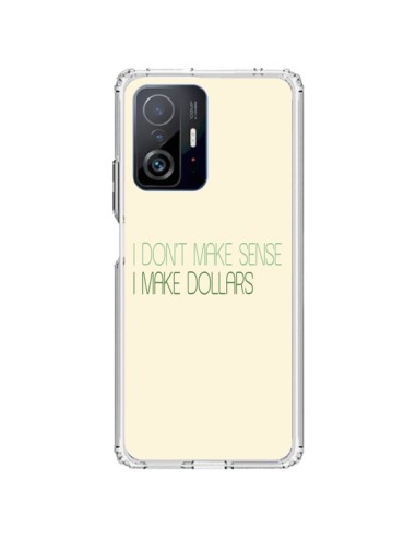 Coque Xiaomi 11T / 11T Pro I don't make sense, I make Dollars, beige - Shop Gasoline