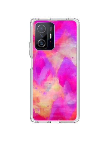 Coque Xiaomi 11T / 11T Pro Coeur Tribal Rose - Ebi Emporium