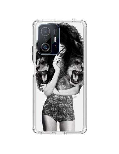 Coque Xiaomi 11T / 11T Pro Femme Lion - Jenny Liz Rome