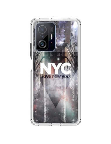 Coque Xiaomi 11T / 11T Pro I Love New York City Violet - Javier Martinez