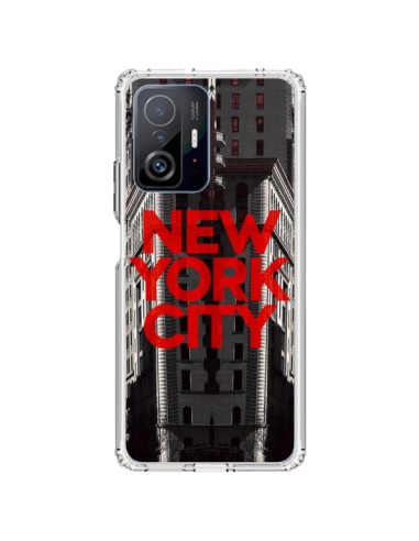 Coque Xiaomi 11T / 11T Pro New York City Rouge - Javier Martinez