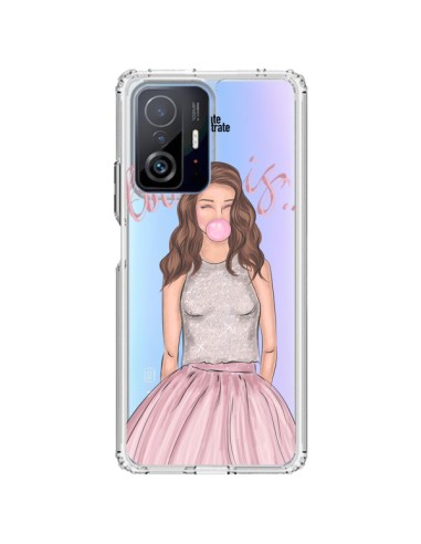 Coque Xiaomi 11T / 11T Pro Bubble Girl Tiffany Rose Transparente - kateillustrate