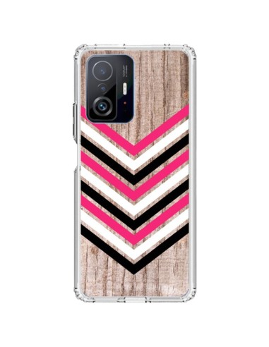 Xiaomi 11T / 11T Pro Case Tribal Aztec Wood Wood Arrow Pink White Black - Laetitia