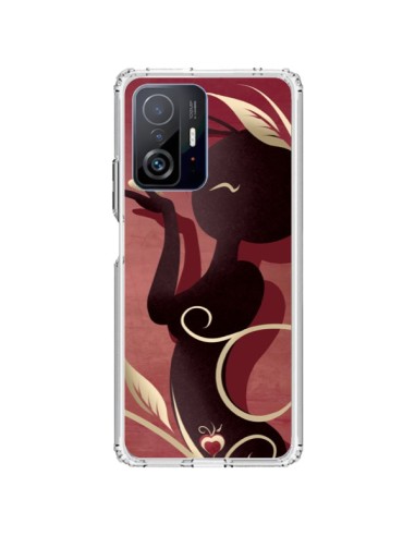 Coque Xiaomi 11T / 11T Pro Femme Asiatique Love Coeur - LouJah