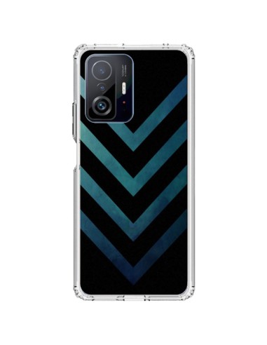 Coque Xiaomi 11T / 11T Pro Blue Black Arrow Fleche - LouJah