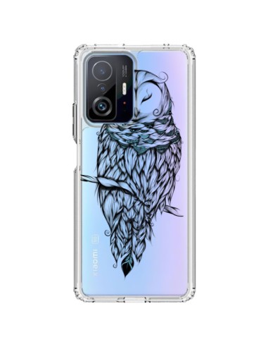 Coque Xiaomi 11T / 11T Pro Chouette Hiver Transparente - LouJah