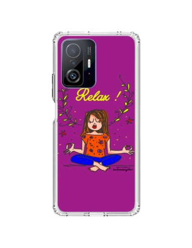 Coque Xiaomi 11T / 11T Pro Fille Relax Zen Yoga - Leellouebrigitte