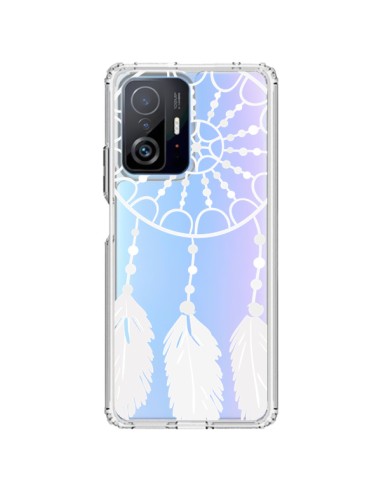 Coque Xiaomi 11T / 11T Pro Attrape Rêves Blanc Dreamcatcher Transparente - Petit Griffin