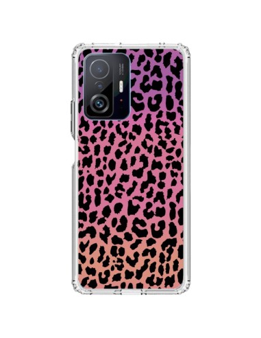 Coque Xiaomi 11T / 11T Pro Leopard Hot Rose Corail - Mary Nesrala