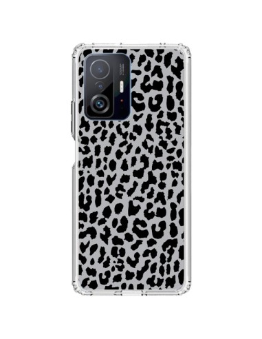 Coque Xiaomi 11T / 11T Pro Leopard Gris Neon - Mary Nesrala