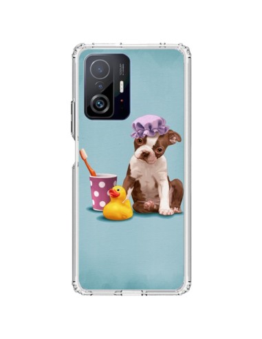 Coque Xiaomi 11T / 11T Pro Chien Dog Canard Fille - Maryline Cazenave