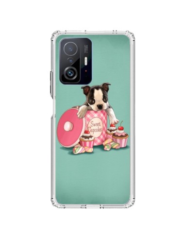 Coque Xiaomi 11T / 11T Pro Chien Dog Cupcakes Gateau Boite - Maryline Cazenave