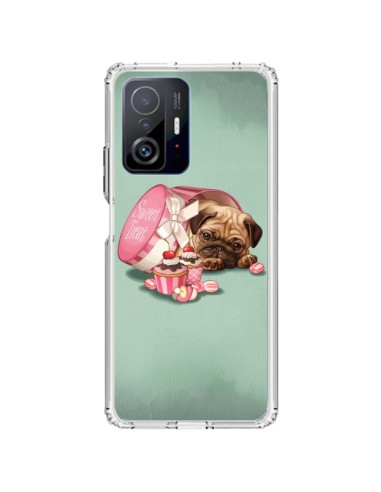 Coque Xiaomi 11T / 11T Pro Chien Dog Cupcakes Gateau Bonbon Boite - Maryline Cazenave