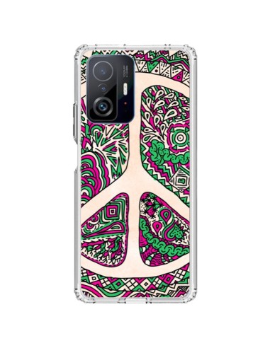 Coque Xiaomi 11T / 11T Pro Peace and Love Azteque Vainilla - Maximilian San