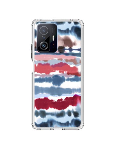 Coque Xiaomi 11T / 11T Pro Smoky Marble Watercolor Dark - Ninola Design