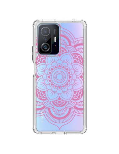 Coque Xiaomi 11T / 11T Pro Mandala Rose Clair Azteque Transparente - Nico