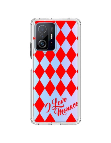 Coque Xiaomi 11T / 11T Pro I Love Monaco et Losange Rouge - Nico