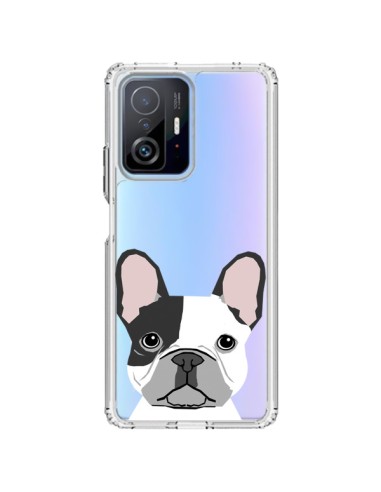 Coque Xiaomi 11T / 11T Pro Bulldog Français Chien Transparente - Pet Friendly