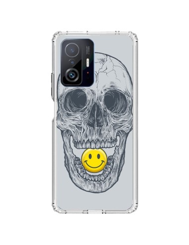 Coque Xiaomi 11T / 11T Pro Smiley Face Tête de Mort - Rachel Caldwell