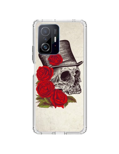 Coque Xiaomi 11T / 11T Pro Gentleman Crane Tête de Mort - Rachel Caldwell