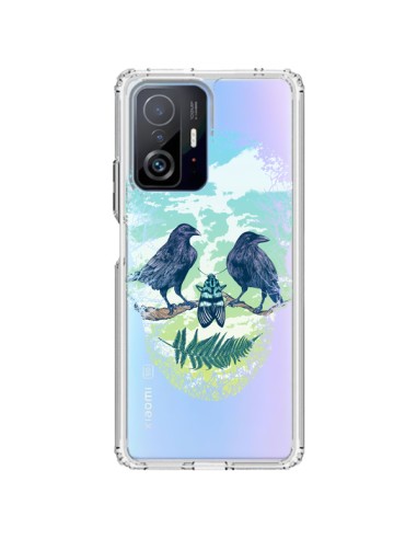 Coque Xiaomi 11T / 11T Pro Tête de Mort Nature Transparente - Rachel Caldwell