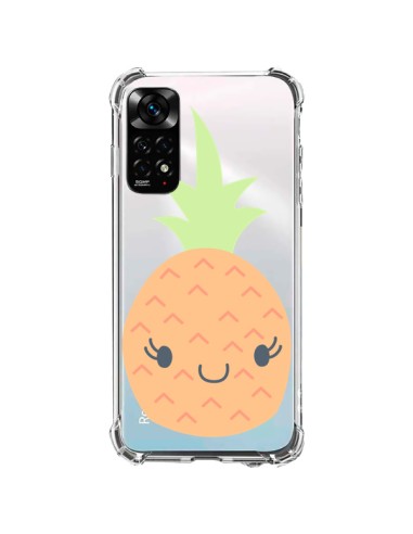 Coque Xiaomi Redmi Note 11 / 11S Ananas Pineapple Fruit Transparente - Claudia Ramos