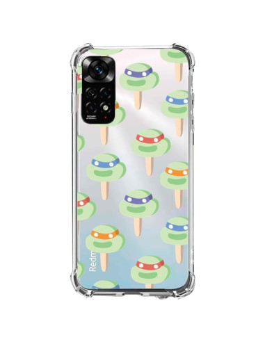 Coque Xiaomi Redmi Note 11 / 11S Tortues Ninja Tortle Transparente - Claudia Ramos