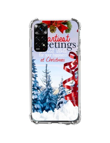 Coque Xiaomi Redmi Note 11 / 11S Voeux Joyeux Noël - Eleaxart