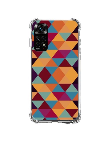 Coque Xiaomi Redmi Note 11 / 11S Azteque Triangle Orange - Eleaxart