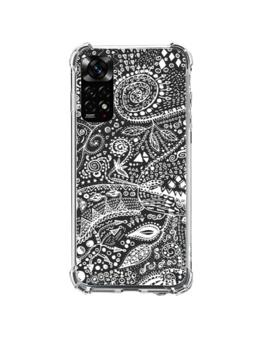 Coque Xiaomi Redmi Note 11 / 11S Azteque Noir et Blanc - Eleaxart