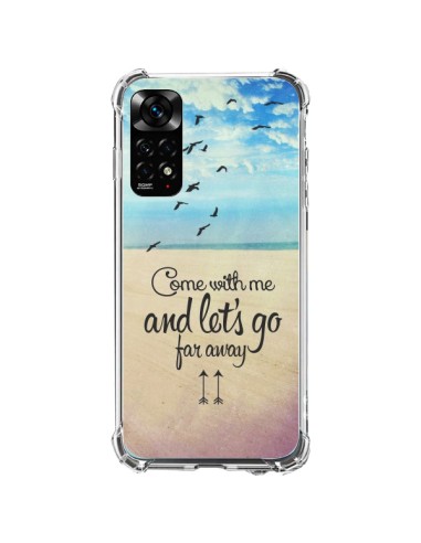 Coque Xiaomi Redmi Note 11 / 11S Let's Go Far Away Beach Plage - Eleaxart