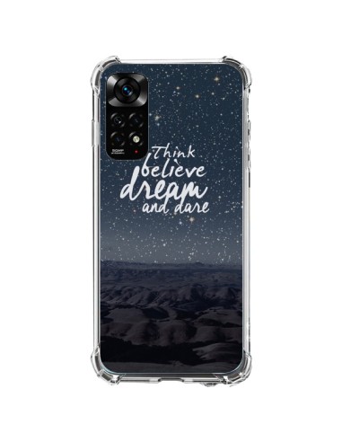 Cover Xiaomi Redmi Note 11 / 11S Think believe dream and dare Sogni - Eleaxart