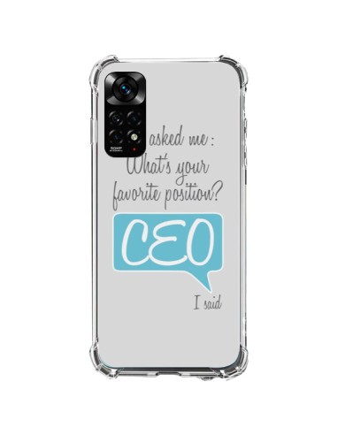 Coque Xiaomi Redmi Note 11 / 11S What's your favorite position CEO I said, bleu - Shop Gasoline