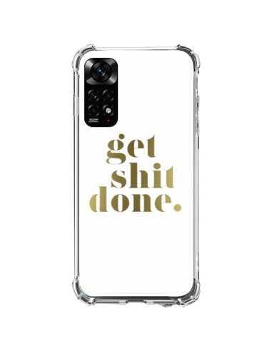 Coque Xiaomi Redmi Note 11 / 11S Get Shit Done Doré - Shop Gasoline