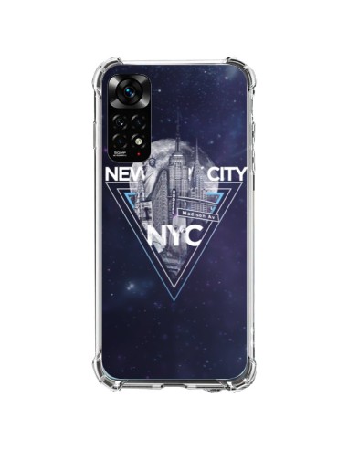 Coque Xiaomi Redmi Note 11 / 11S New York City Triangle Bleu - Javier Martinez