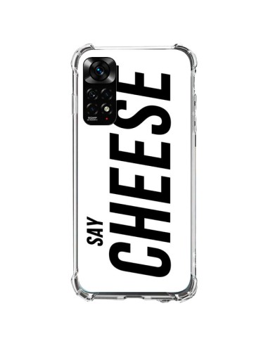 Coque Xiaomi Redmi Note 11 / 11S Say Cheese Smile Blanc - Jonathan Perez