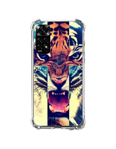 Coque Xiaomi Redmi Note 11 / 11S Tigre Swag Croix Roar Tiger - Laetitia