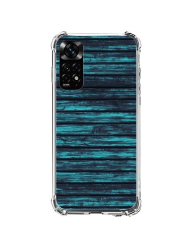 Coque Xiaomi Redmi Note 11 / 11S Blue Moon Wood Bois - Maximilian San