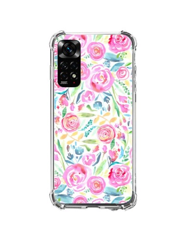 Coque Xiaomi Redmi Note 11 / 11S Speckled Watercolor Pink - Ninola Design