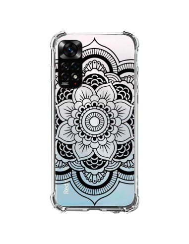 Coque Xiaomi Redmi Note 11 / 11S Mandala Noir Azteque Transparente - Nico